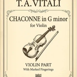 Vitali – Chaconne (Violin Sheet Music)