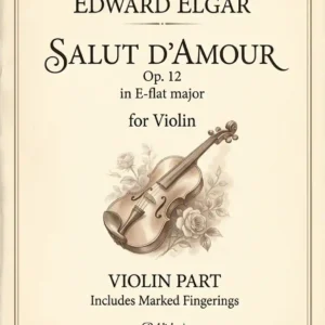 Violin Sheet Music – Elgar: Salut d'Amour (E Major / Solo)